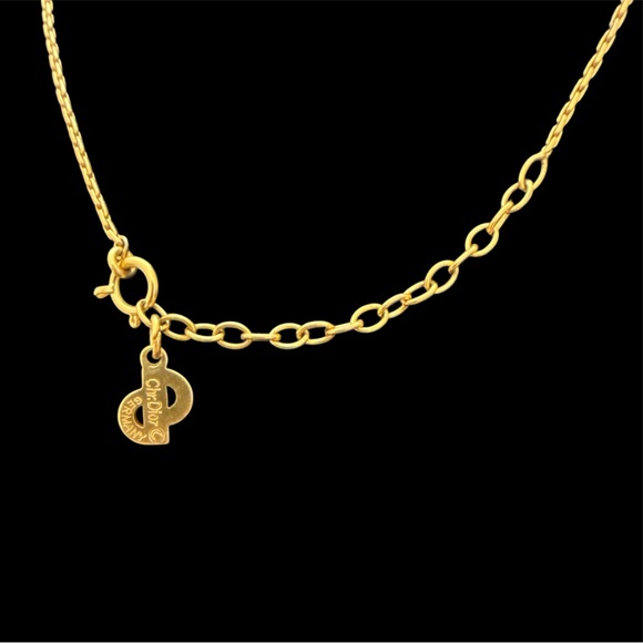 Vintage Christian Dior Heart CD Logo Necklace - Picture 6 of 7